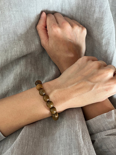 10mm Guaiacwood Beaded Bracelet