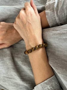 10mm Guaiacwood Beaded Bracelet