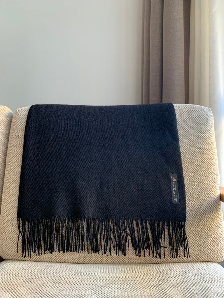 100% Baby Alpaca Shawl - Unicolor
