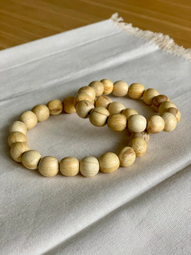 9mm Palo Santo Beaded Bracelet 印加聖木手造原木9mm珠串