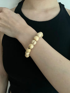 9mm Palo Santo Beaded Bracelet 印加聖木手造原木9mm珠串