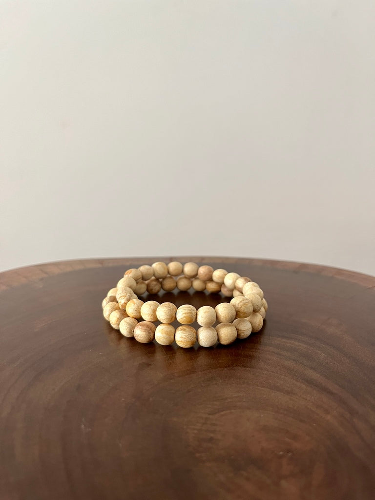 7mm Palo Santo Beaded Bracelet 印加聖木手造原木7mm珠串