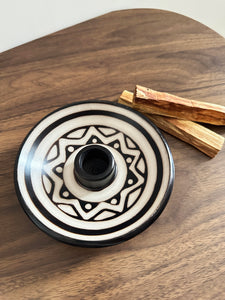 Peruvian Chulucanas Ceramic Palo Santo Holder & Smudge Plate 秘魯 Chulucanas 手造陶碟